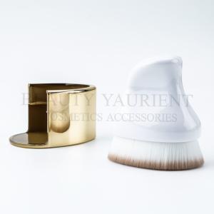 Quality ISO14000 Private Iron Style Flat Top Liquid Foundation Makeup Brush Patented wholesale