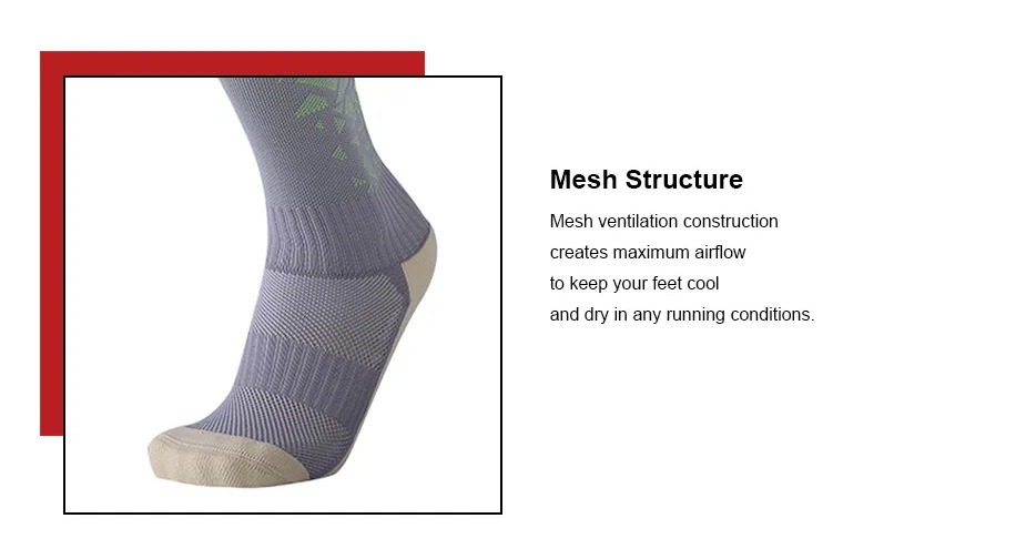 Breathable High Knee Soccer Socks with Custom Anti-Slip Design and Standard Thickness