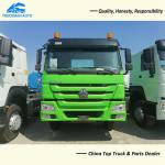 10 Wheel 70 Tons SINOTRUK HOWO 371HP Tractor Truck Head For Guinea