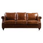 1-2-3-4 Seater Leather Couch Leather Living Room Sofa Set Rolled Arm Eiderdown