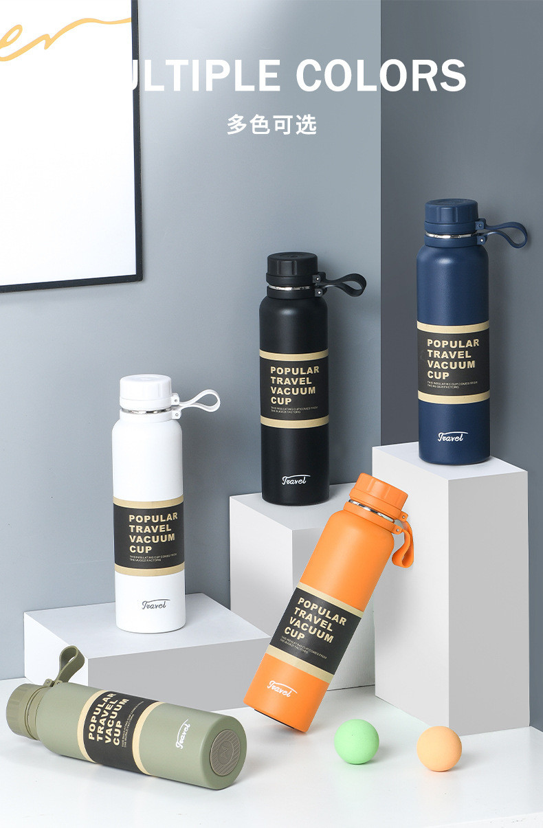 Flask Vacuum Outdoor Kids Exclusive Custom Logo Large Capacity Portable Stainless Steel Bottle Sports Water Bottle