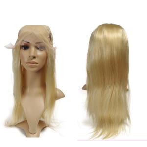 Quality Blonde Color Brazilian Human Hair Lace Front Wigs With Baby Hairline 10 Inch-30 Inch wholesale