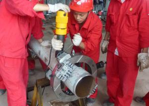 Quality 1&quot;-56&quot; Working Range Pipe Cold Cutter Machine Pipe End Surface Polisher wholesale
