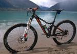 29er White Bike Frame Internal Cable Routing , Bike Frame Parts Tapered Headset