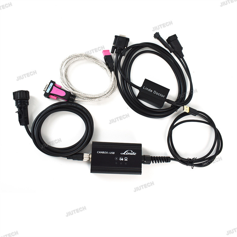 For Linde Canbox USB Doctor Forklift truck Diagnostic Cable linde pathfinder Diagnosis Interface Tool and FZ G1 tablet