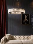 Modern Crystal Chandelier Lighting Art Decor Round Suspesion Luxury Chandelier