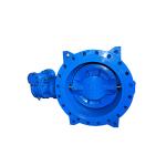 EN12266 Ductile Iron Double Eccentric Butterfly Valve DN150