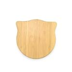Bamboo Toddler Baby Suction Plate 18cm Cat shaped with Spoons