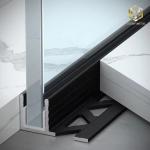 F-profile Tile Trim Shower Profiles Aluminium Shower Wall Profiles For Bathroom
