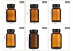300ml Vitamin 150ml Amber Round Glass Bottle 250ml For Tablet Pill Capsule