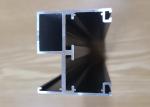Residential Narrow Sliding Black Aluminum Extrusion Profiles For Door Down Frame