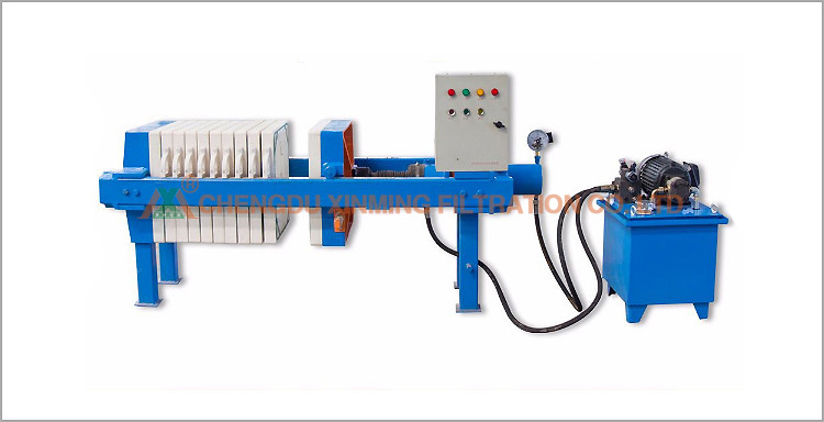 Full Stainless Steel Filter Press For Sludge Dewatering Simple Structure