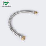 Brushed Nickel 1/2''X3/4'' Plumbing FIP Flexible Brass Hose