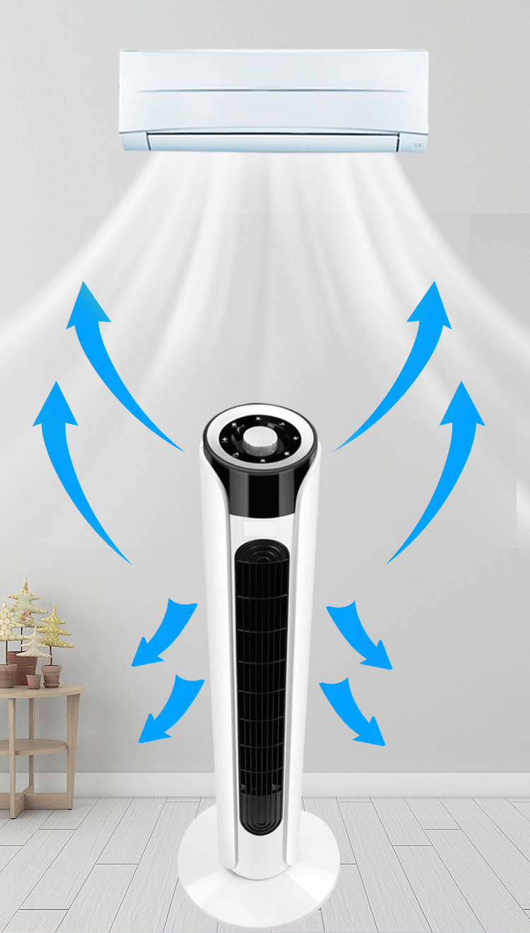 Bladeless Silent Floor Cold Air Fan Air Conditioning Equipment