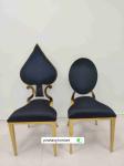 Stainless Steel Wedding Banquet Chair Back Design For Event W50xD65xH92cm