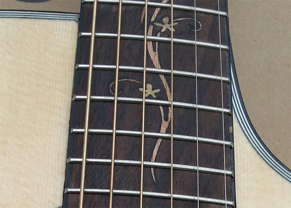 Free shipping import Tays k20 acoustic guitar with Fishman101 EQ nature color