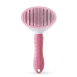 Thick Tips Pet Hair Brush Soft Comfortable With Non - Slip Silicone Handle