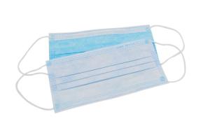 Quality Blue Non Woven Face Mask Surgical Disposable 3 Ply Odorless High Elastic Band wholesale