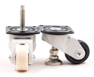 Quality Retractable Leveling Light Duty Caster Wheels 600kg High Tensile Strength wholesale