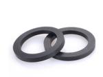Black Rubber Flat Ring Gasket NBR For Pipe , High Temperature Gaskets 70