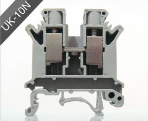 Quality UK10N UK Series DIN Rail Screw Clamp Terminal Blocks wholesale