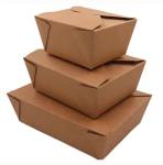 disposable food grade take away food packing boxes