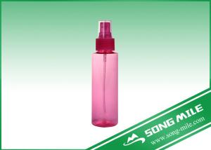 Quality 120 Ml Red Round Pet Plastic Bottle with Mist Sprayer wholesale