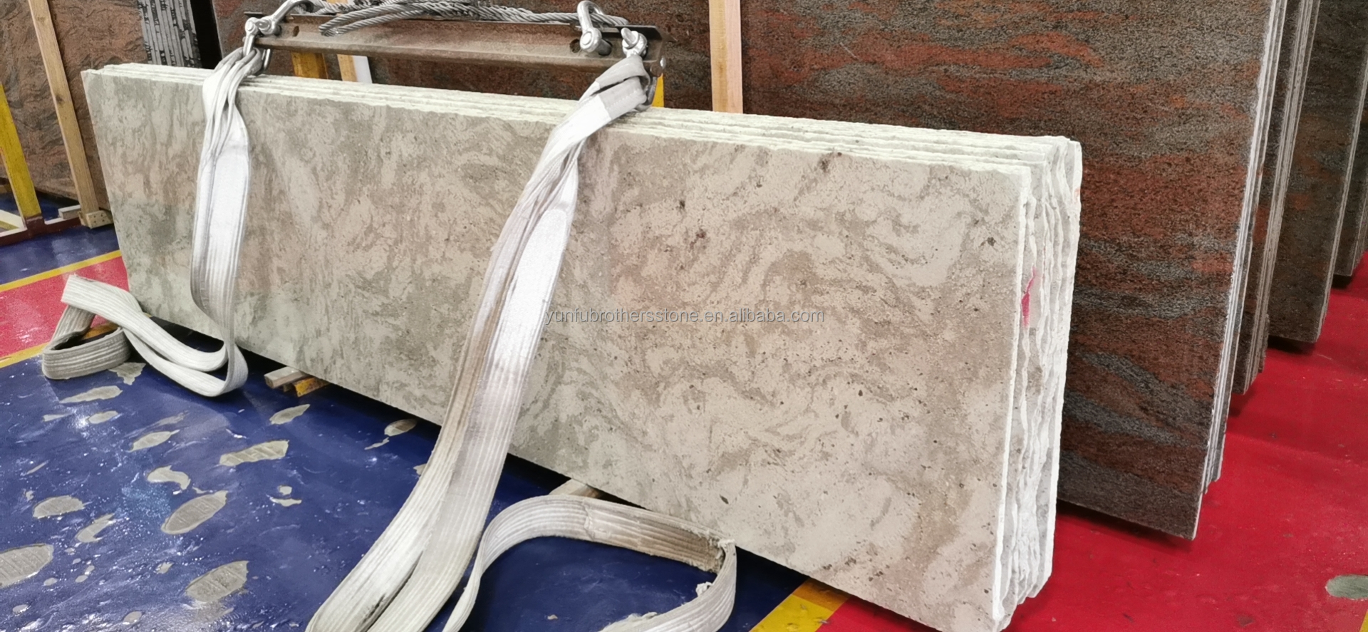2700kg/m3 Granite Density Modern Indian White Granite Slabs for Graphic Design Projects