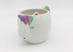 500ml Capacity Ceramic Unicorn Mug , Dolomite Handmade Stoneware Coffee Mugs