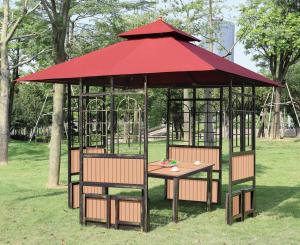 Quality China outdoor gazebo tent metal pavilion garden Pavilion 1107 wholesale