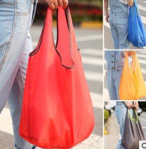 Quality Promotional polyester foldable shopping bag ,supermarket bag wholesale