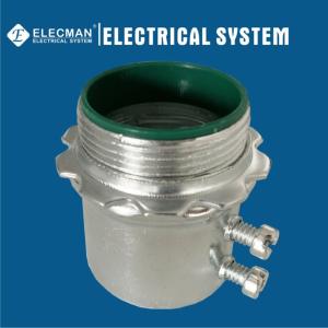 Quality Steel EMT Connectors Set Screw Type With Insulated Throat 1/2&quot; - 4&quot; wholesale