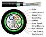 Underground Armoured Fiber Optic Cable G.652D SM 12/24/48/96 Core GYTA53