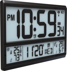 Quality ABS Big Digital Wall Clock Display Digital Bathroom Clock For Indoor Outdoor wholesale