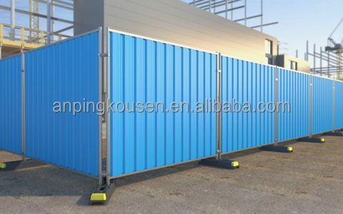 Pressure Treated Wood Type Heat Treated Iron Temporary Fencing for Maximum Privacy
