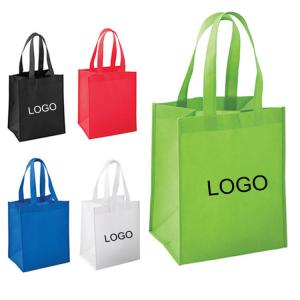 Quality Recycled Tote Non Woven Fabric Shopping Bag Customized Reusable With Logo wholesale