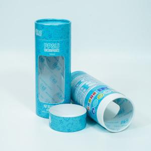 Quality 100ml Paper Tube Packaging With Window , Embossing PVC Window Paper Box wholesale