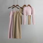 Autumn Outdoor Activity 2024 New camisole knit camisole cardigan dress women's