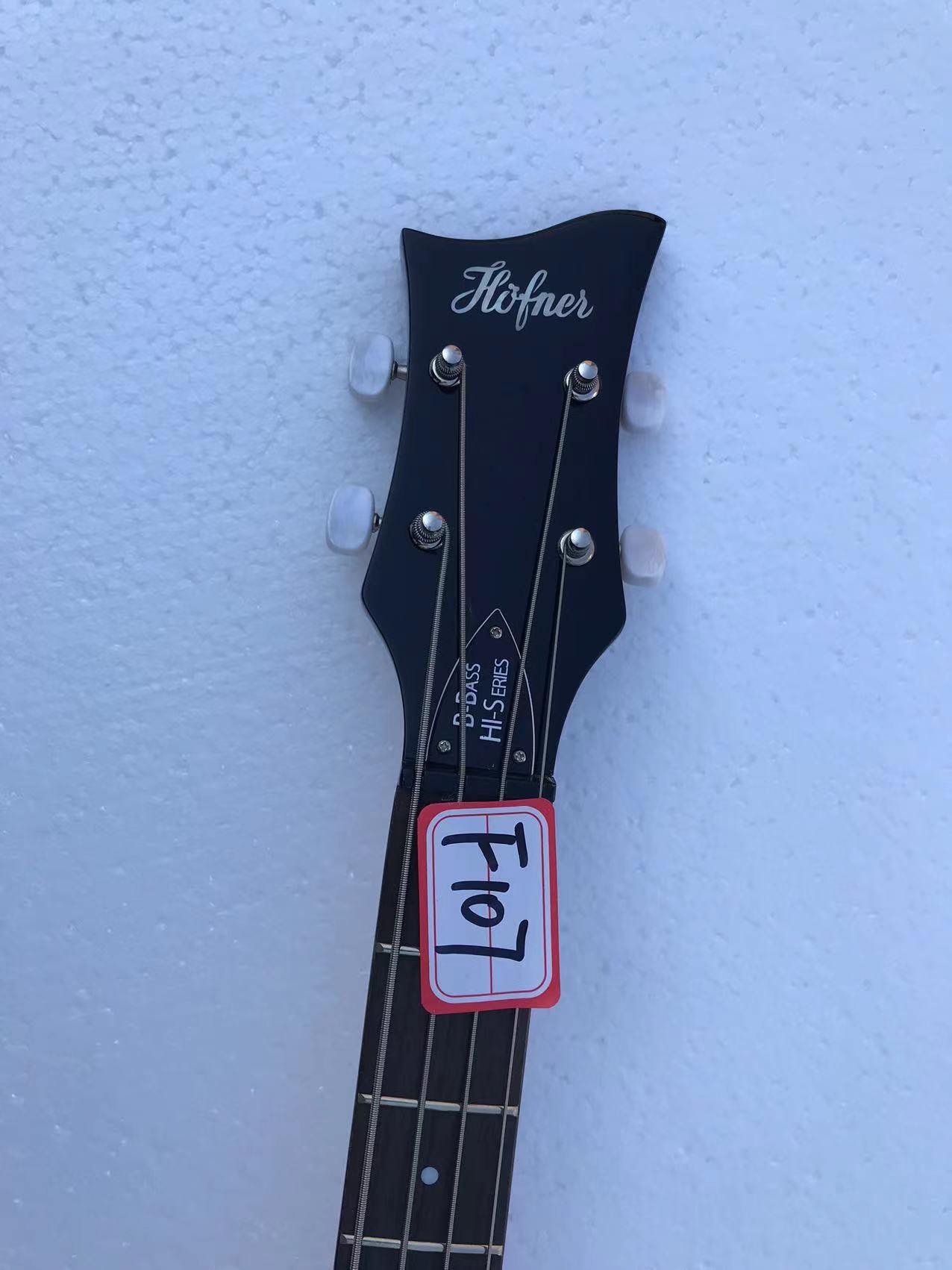 Custom Flamed Tiger Top Maple Back Korean Hardwares Genuine Hofner HI-S ERIES B-Bass 4 Strings Bass Guitar