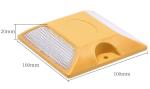 Red Yellow Green Blue White Solar Flashing Plastic Square Road Stud for Road
