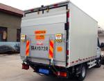 Van truck hydraulic tailgate lifting equipment with voltage 24V or 12V Loaded