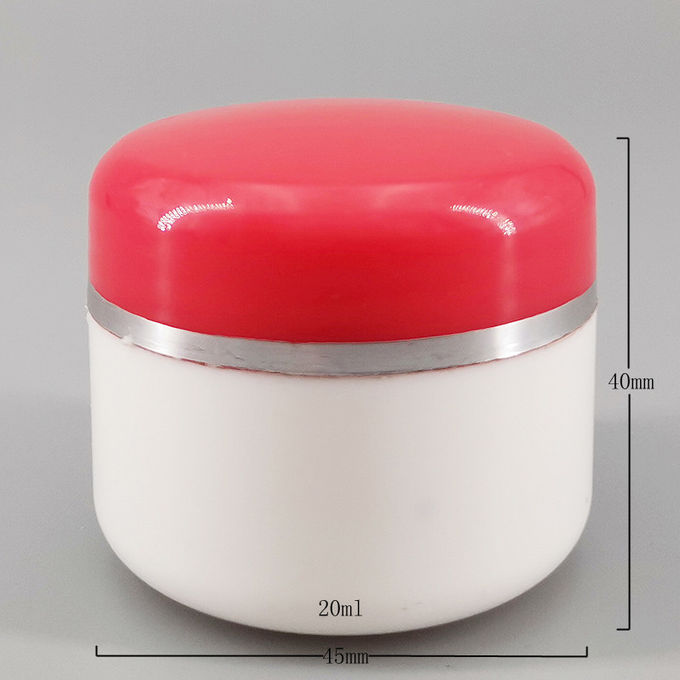 Pink Screw Cap 45mm 20ml Cosmetic Cream Jars