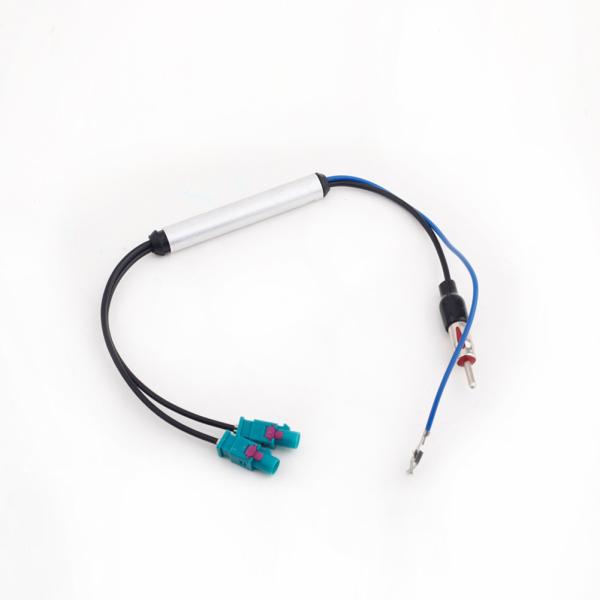 Car Radio Stereo Aerial Antenna Adapter Lead Cable Duel Fakra to DIN for Audi