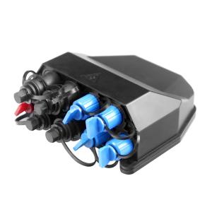 Quality Black 9 Ports Fiber Optic Termination Box Compatible With Waterproof Adapter wholesale