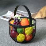 Kitchen Anti Corrosion 0.49KG Steel Fruit Basket