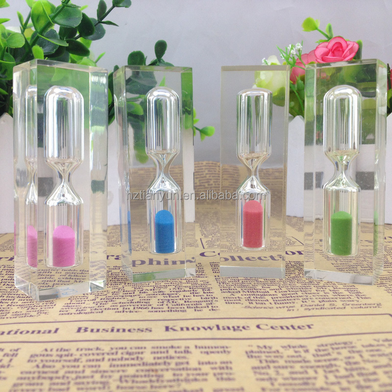 Christmas Acrylic Hourglass one Minute Three Minute Hourglass Sand Timer