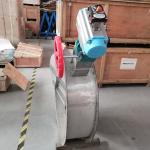 Pneumatic Actuator Operated Damper High Temperature Butterfly Damper Motorized
