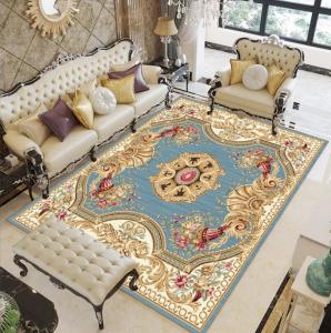 Quality Retro Style European Polyester Fiber Living Room Floor Carpet Special Style wholesale