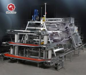 Quality Poultry Farming Equipment A Type Battery Chicken Cage 4 Tiers wholesale