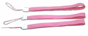Quality Tubular polyester wrist strap lanyards for phone holder, size 1x15cm, MOQ3000pcs, 3-5g, wholesale